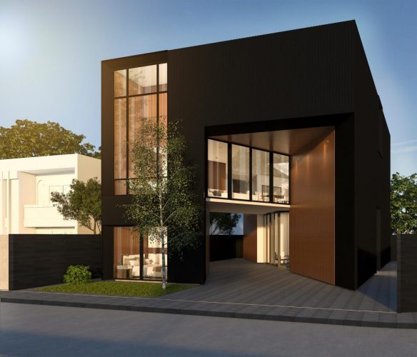 3d-rendering-minimal-black-cubic-house-in-summer-2021-08-27-22-13-43-utc